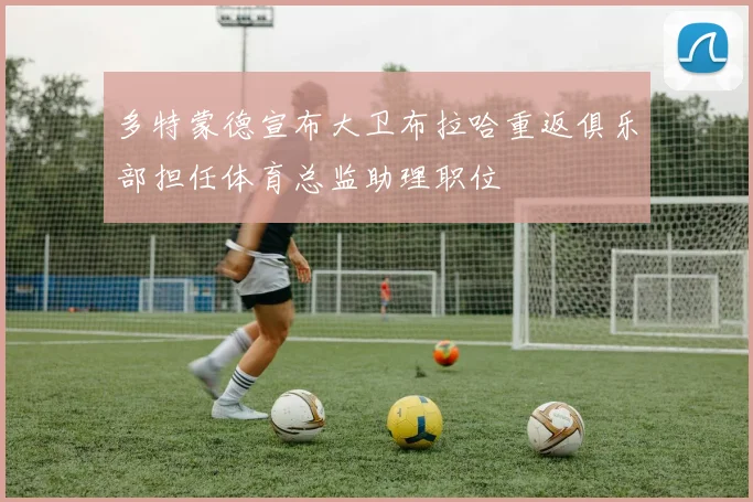 多特蒙德宣布大卫布拉哈重返俱乐部担任体育总监助理职位